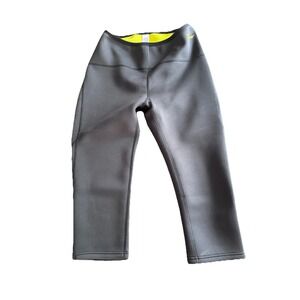 Hot Shapers Women's Size XL Thermal Capri Pants Black